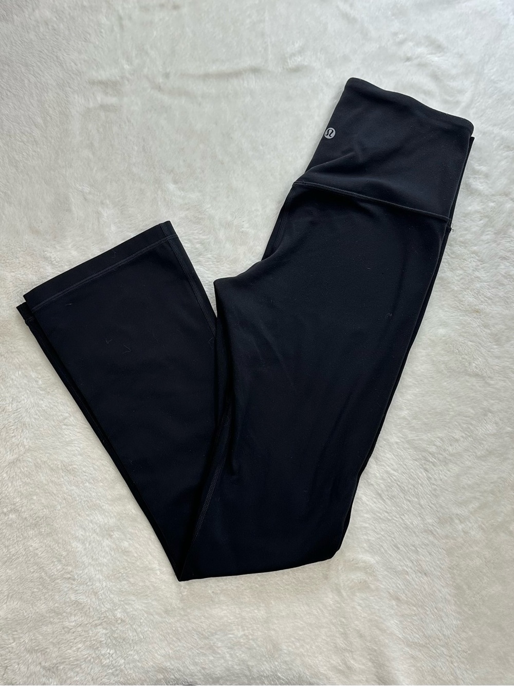 Lululemon Align High-Rise Mini-Flared Pants Black Size 6